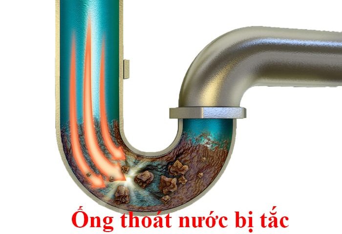 cách thông ống nước thải bị tắc